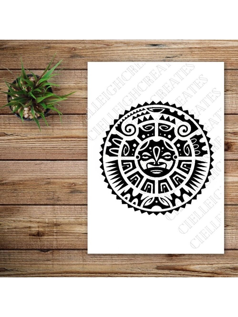 *2 for $20* Tribal Mask Vinyl Decal Sticker Handcrafted